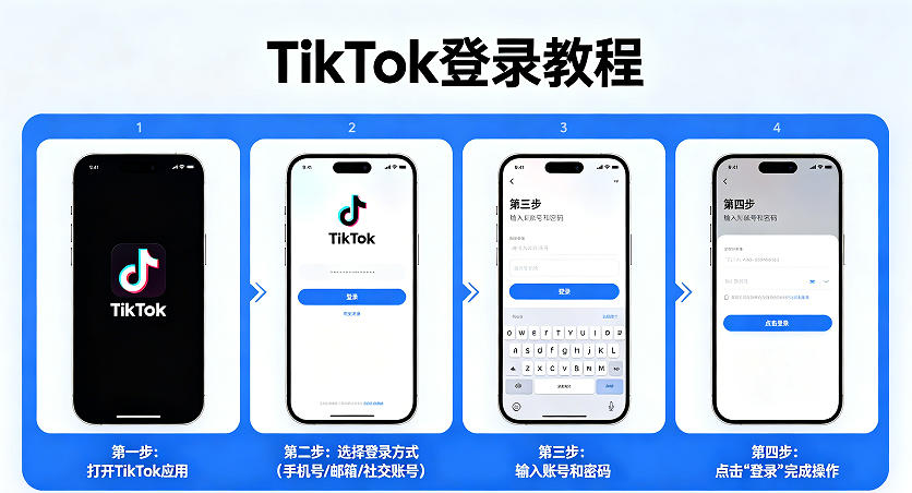 tiktok怎么登录不了 tiktok怎么登录教程