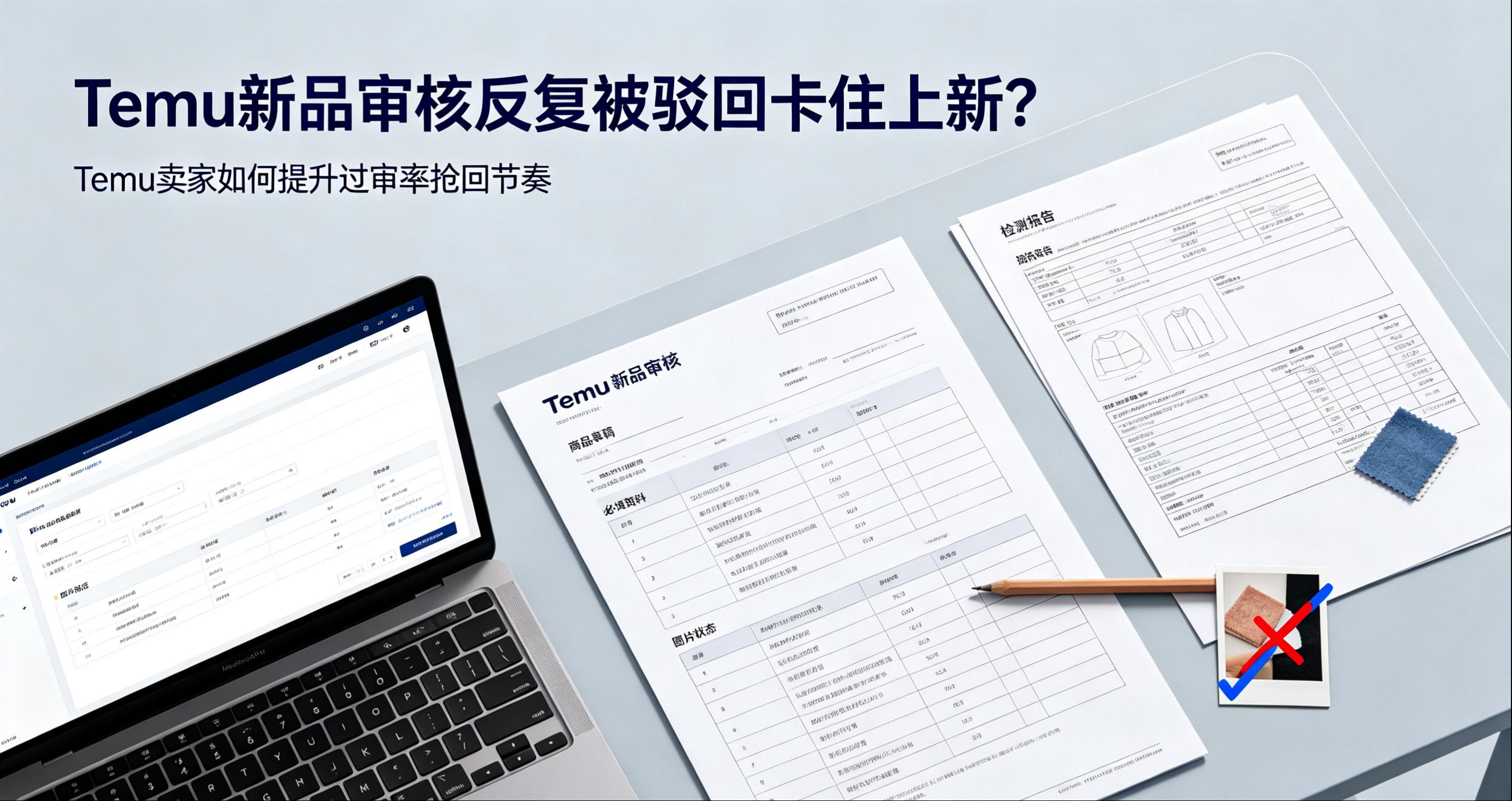 Temu新品审核反复被驳回卡住上新？Temu卖家如何提升过审率抢回节奏