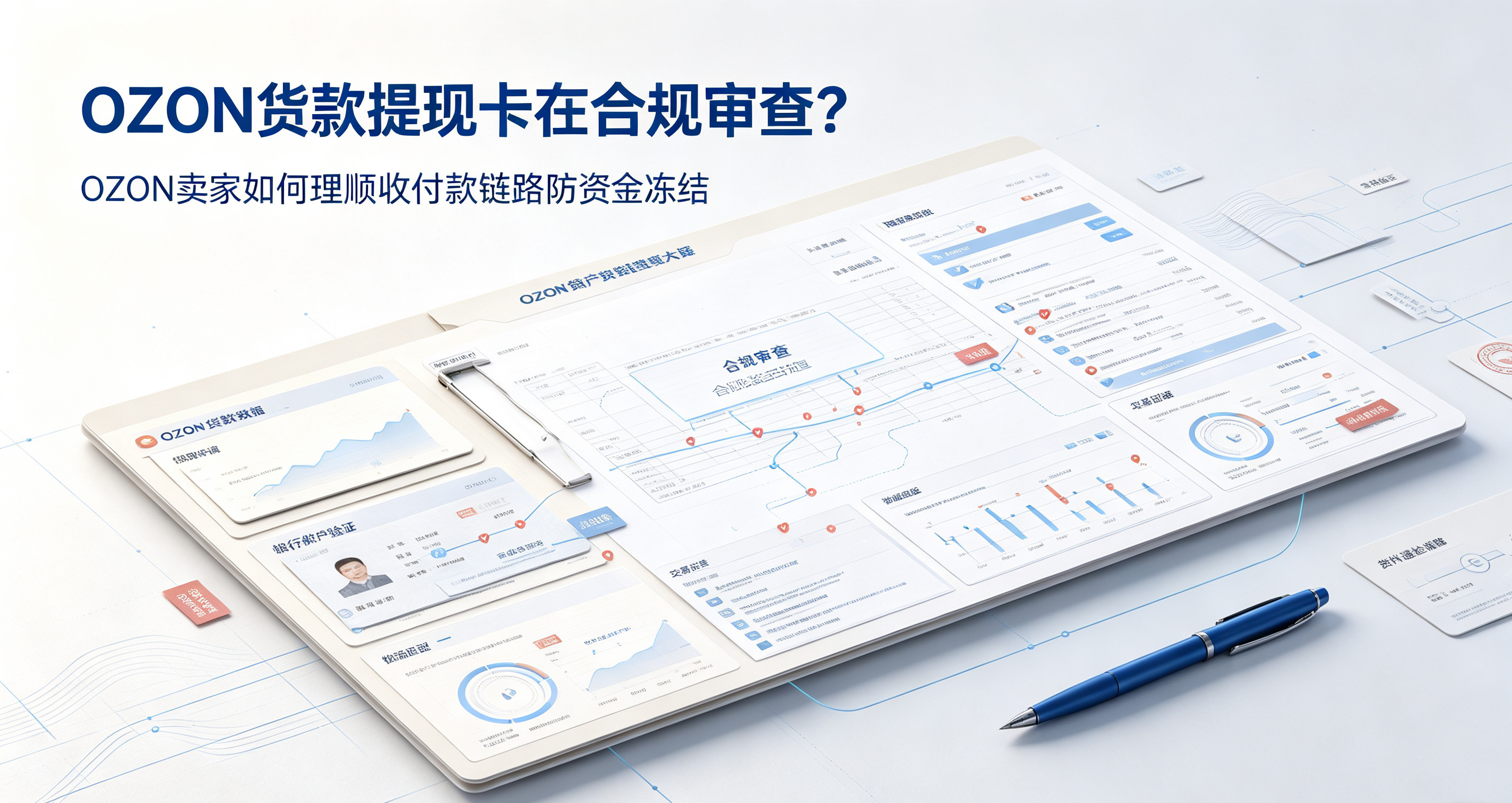 OZON货款提现卡在合规审查？OZON卖家如何理顺收付款链路防资金冻结
