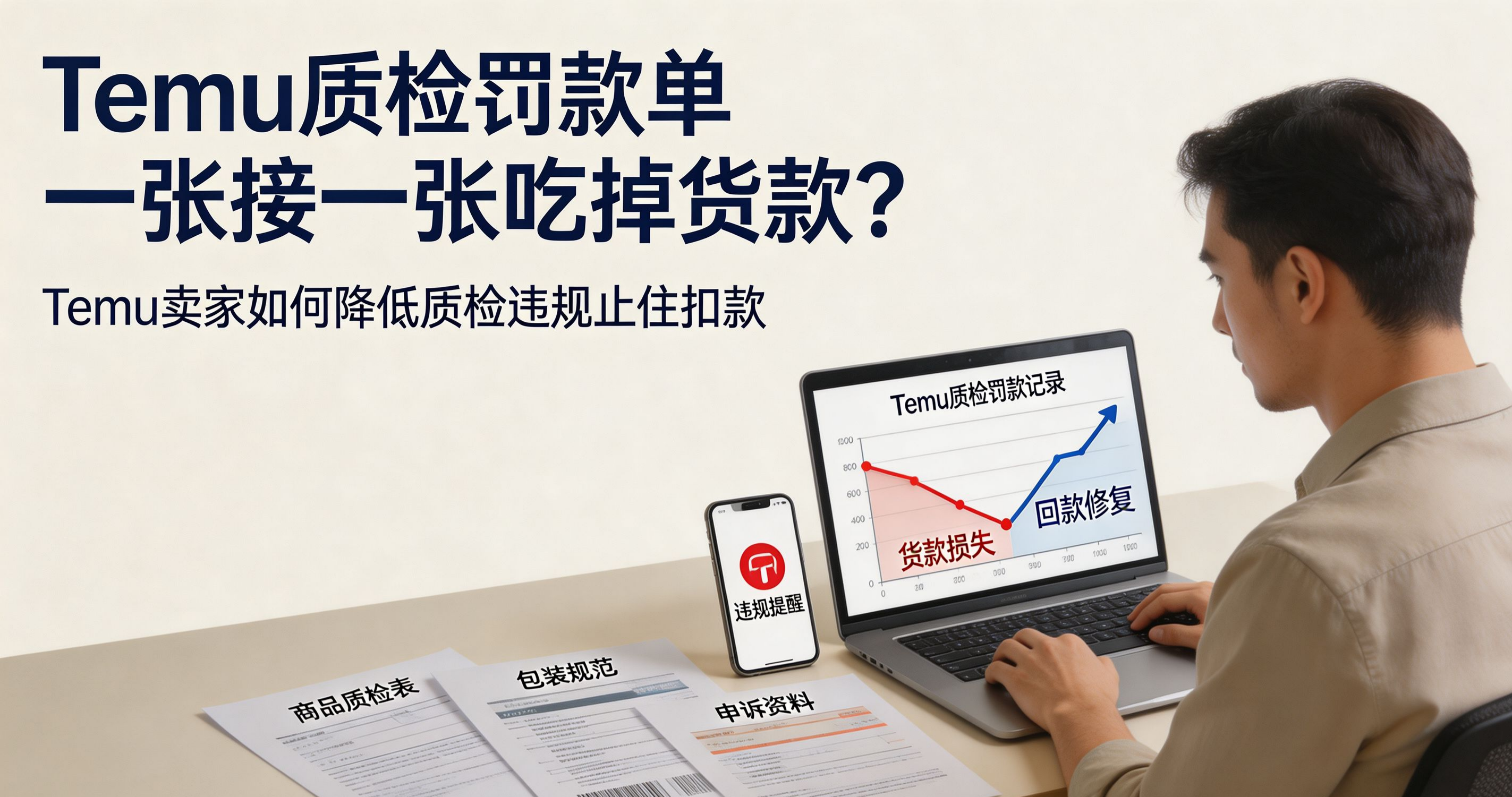 Temu质检罚款单一张接一张吃掉货款？Temu卖家如何降低质检违规止住扣款