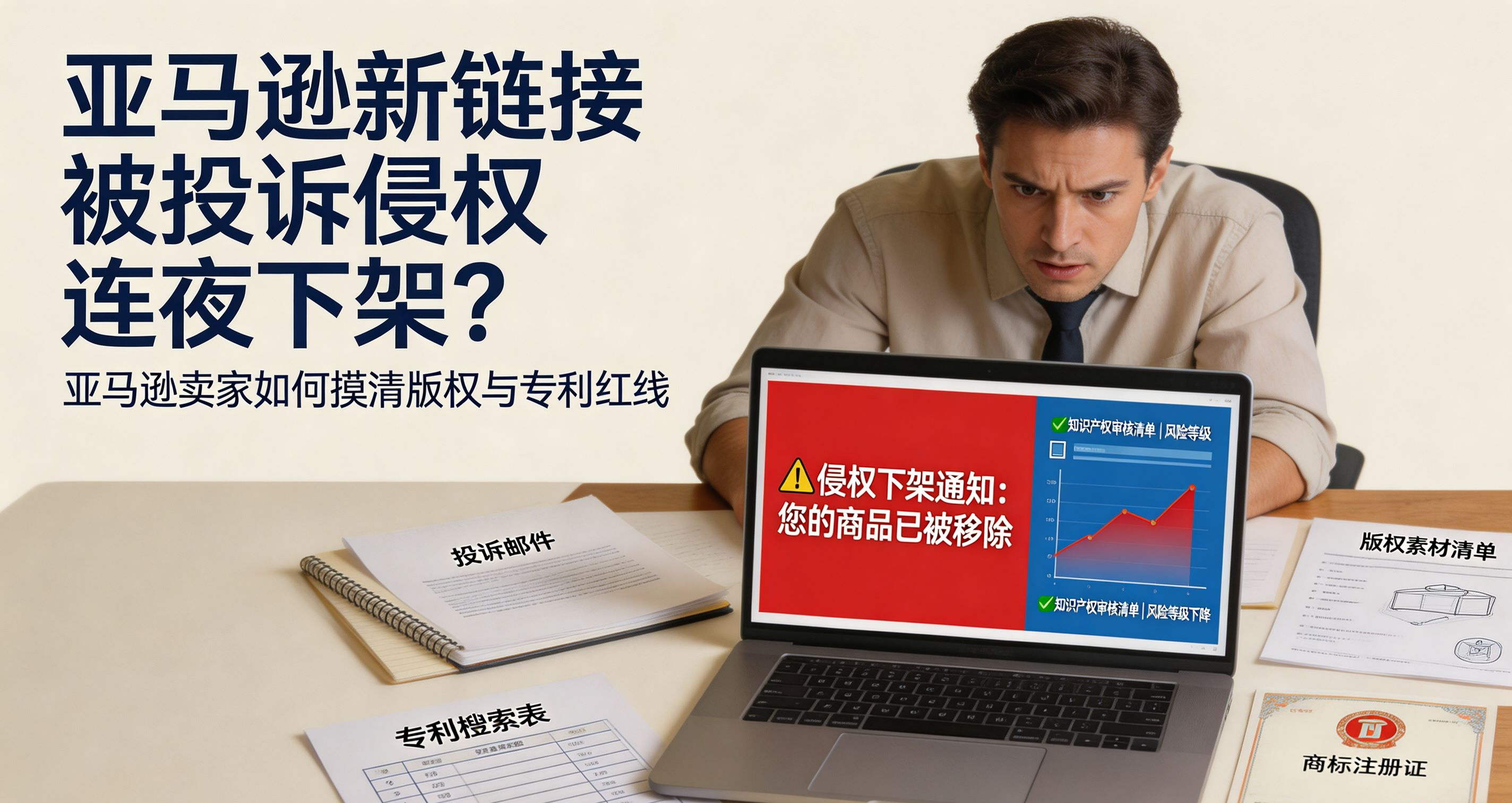 亚马逊新链接被投诉侵权连夜下架？亚马逊卖家如何摸清版权与专利红线
